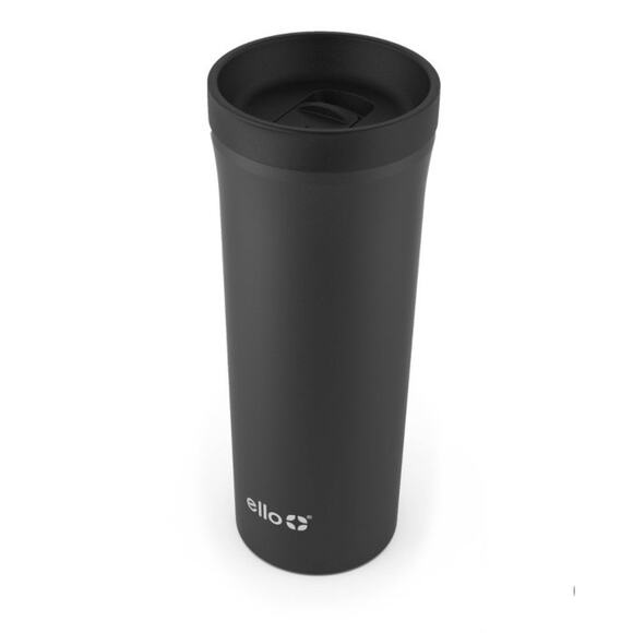ELLO Black Stainless Steel Travel Mug Tumbler 18 oz. - Picture 2 of 8